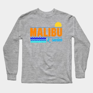 Malibu and Swim, 1 Long Sleeve T-Shirt